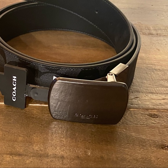 Coach signature PLAQUE BUCKLE REVERSIBLE BELT - Picture 8 of 9